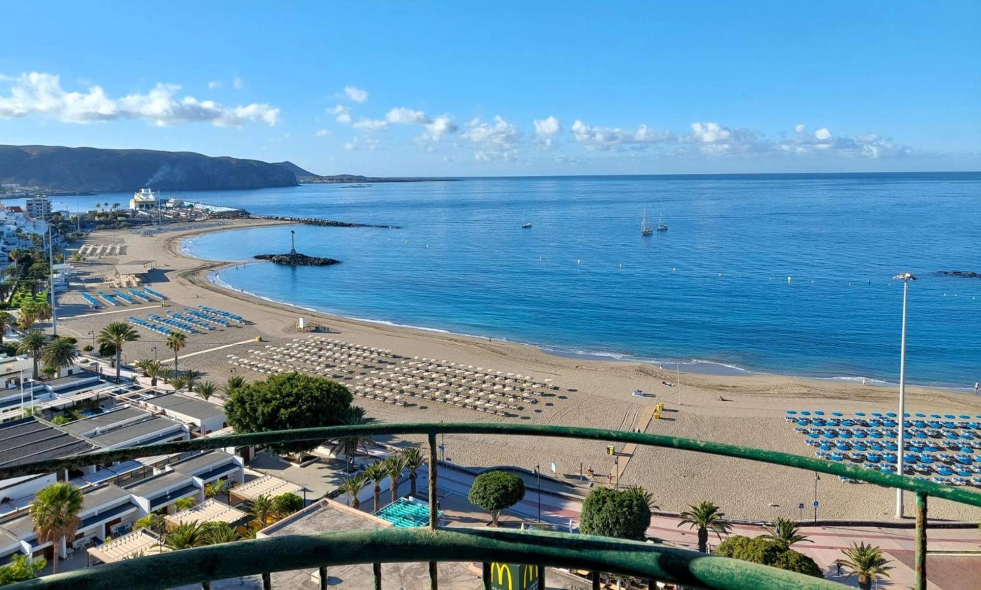 Frontal Ocean View Torres Del Sol Lägenhet Los Cristianos  Exteriör bild